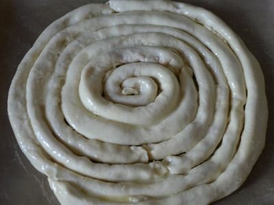 Пирог спиральный с двумя начинками 