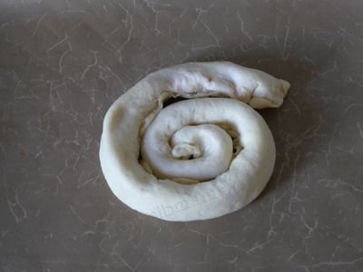 Пирог спиральный с двумя начинками 