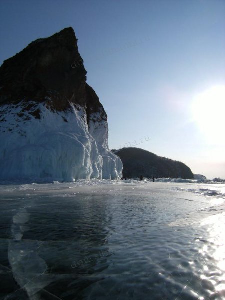Зимний подход на Байкал