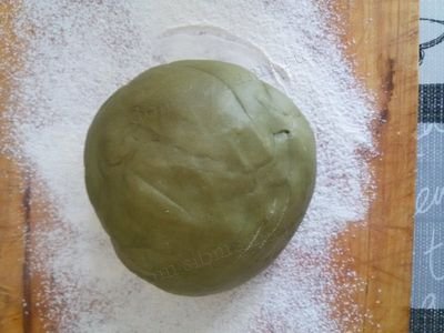 Зеленые фетучини с курицей в сливочном соусе