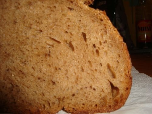 Хлеб на спелом тесте самозаквасочный с добавлением квасного сусла  