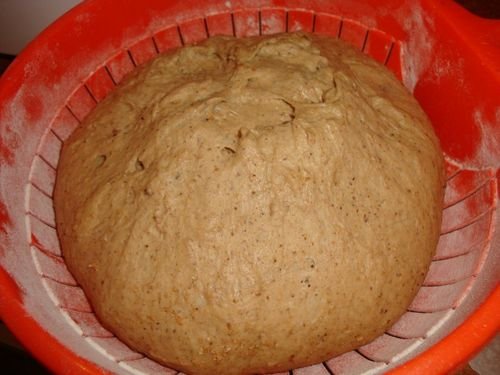 Хлеб на спелом тесте самозаквасочный с добавлением квасного сусла  