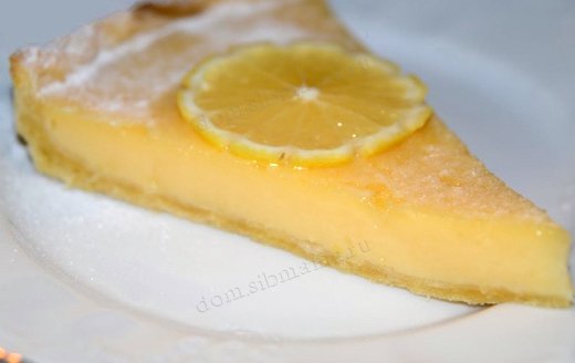Лимонный тарт 