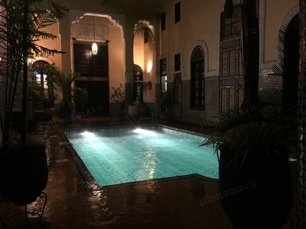 Отель Риад город Фес марокко