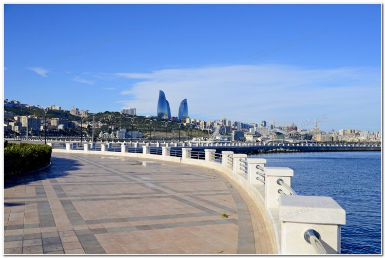набережная в Баку