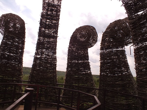  масштабная инсталляции «Бобур» в арт-парке 