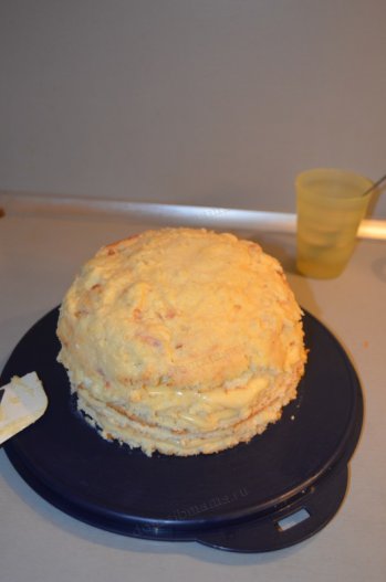 Торт-суфле на заварном креме 