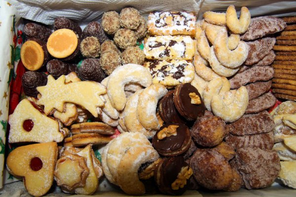 Рождественские фото Праги печенье