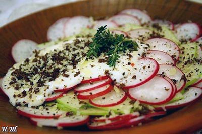 Витаминные салаты со свежими овощами