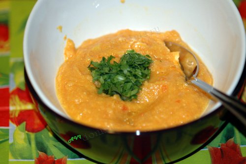 Морковный легкий суп