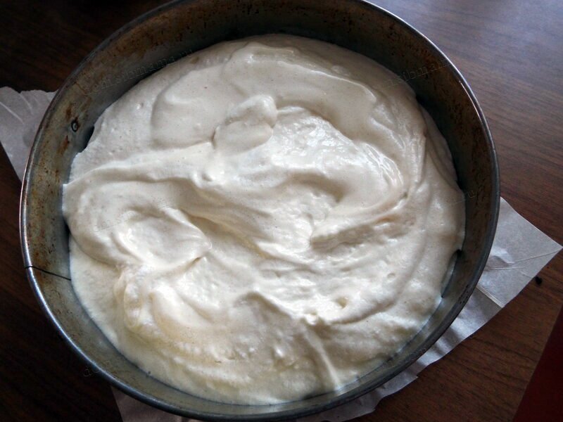 Белый торт кремом из маскарпоне
