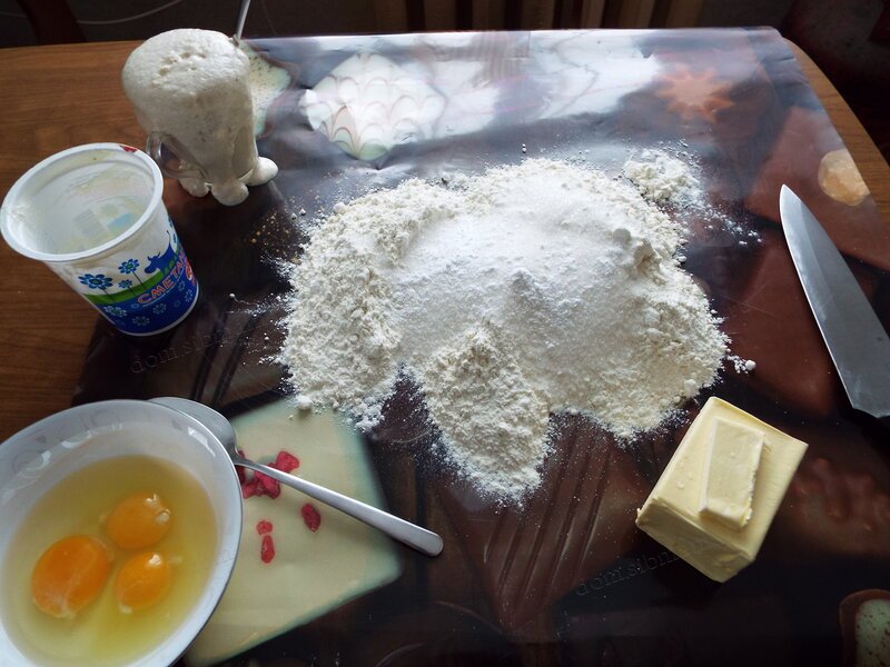 Песочно-дрожжевое тесто: пирог, пирожки, рулетики, печенье