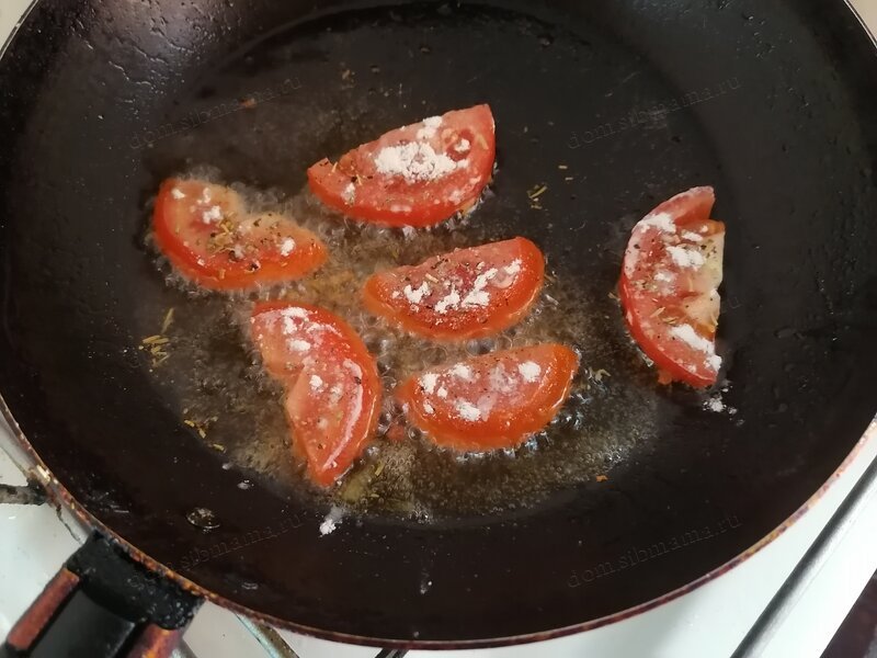 Тосты с помидорами