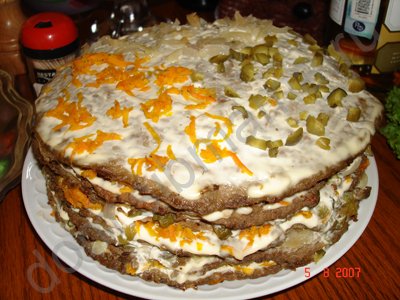 Печеночный торт
