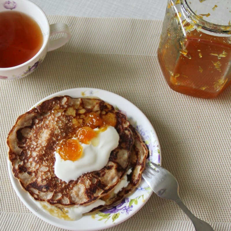 Оладьи из цельнозерновой муки