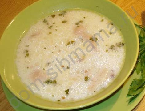 рецепты на масленицу Сырный суп