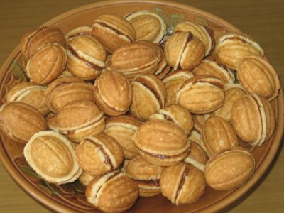 Печенье Орешки с начинкой