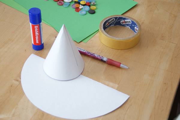 Как сделать конус из картона для ракеты. Как сделать объемный конус из 3д ручки.