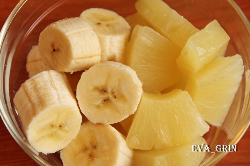 Ананасы и бананы в сладком пивном кляре от EVA_GRIN