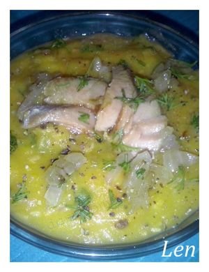 крем-суп с рыбой