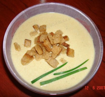 куриный суп-крем с овощами