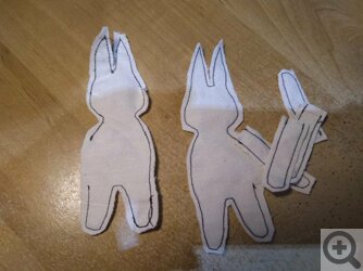  кролики в стиле чердачной игрушки
