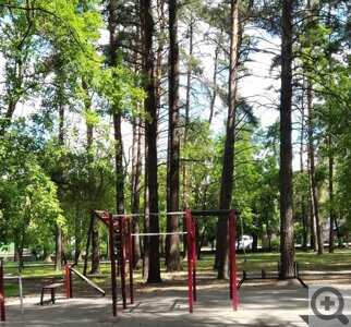 Площадки для игр и занятий спортом в Первомайском парке