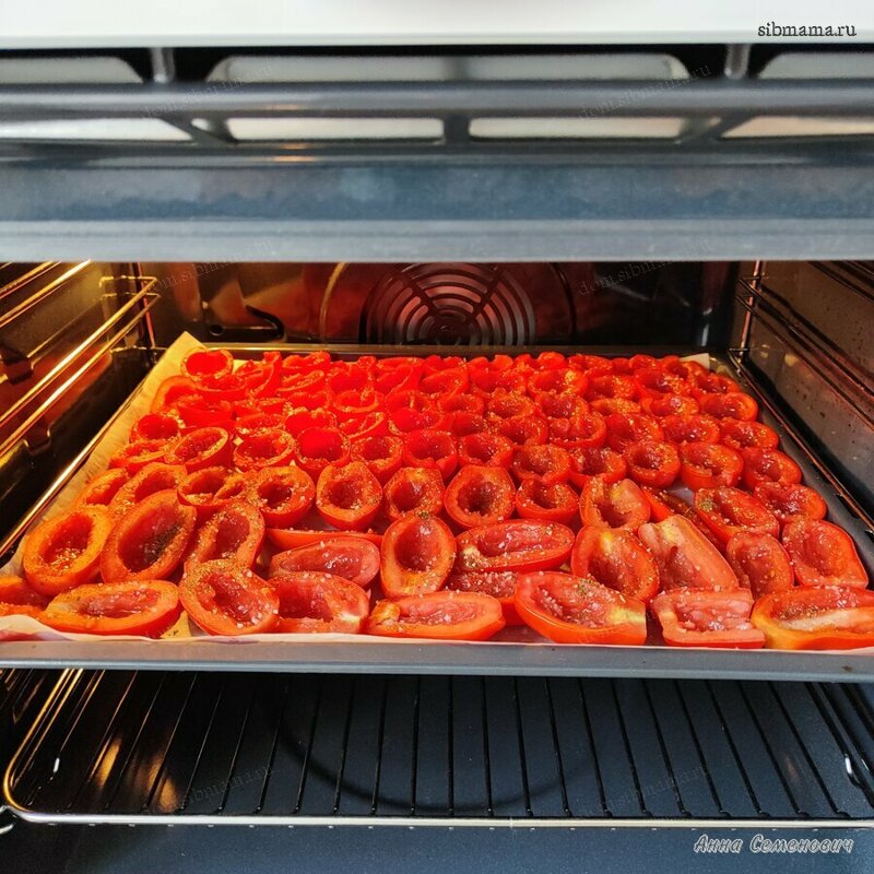 Вяленые помидоры (хранятся без холодильника)